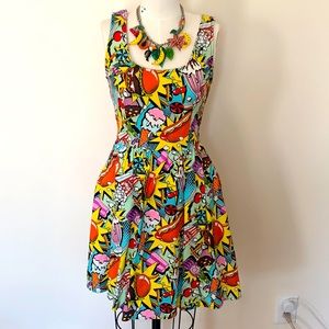 Comic Book food dress